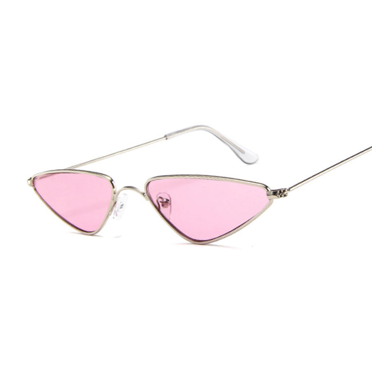 Lunettes de soleil cat eye triangle verres ocean — édition Y2K Wavly