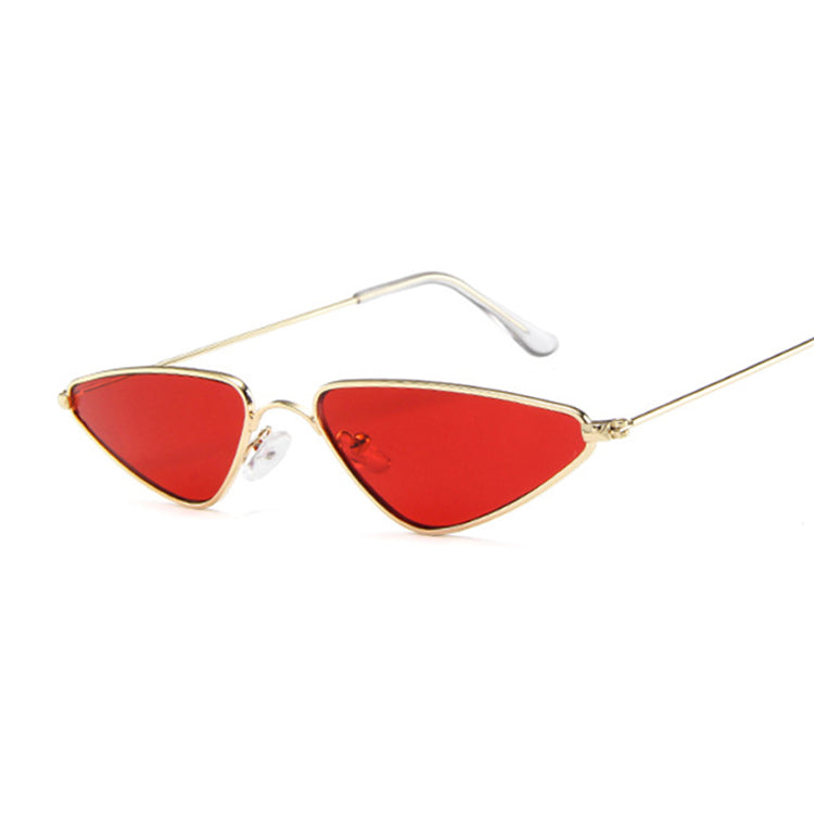 Lunettes de soleil cat eye triangle verres ocean — édition Y2K Wavly