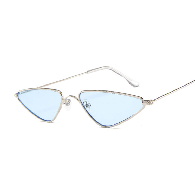 Lunettes de soleil cat eye triangle verres ocean — édition Y2K Wavly