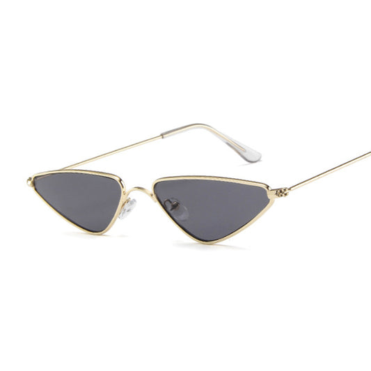 Lunettes de soleil cat eye triangle verres ocean — édition Y2K Wavly