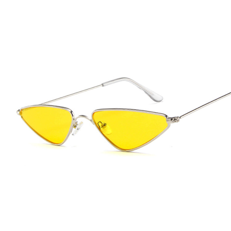 Lunettes de soleil cat eye triangle verres ocean — édition Y2K Wavly