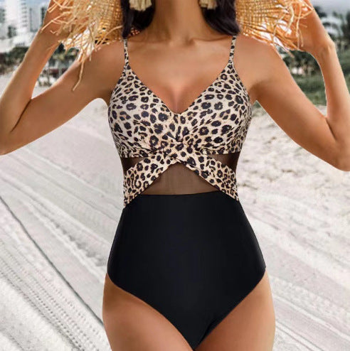 Maillot 1 pièce oeillets texturés — édition Texture Wavly